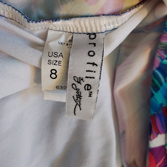 NWOT Madame Butterfly Halter Tankini Bathing Suit Top - Picture 5 of 9